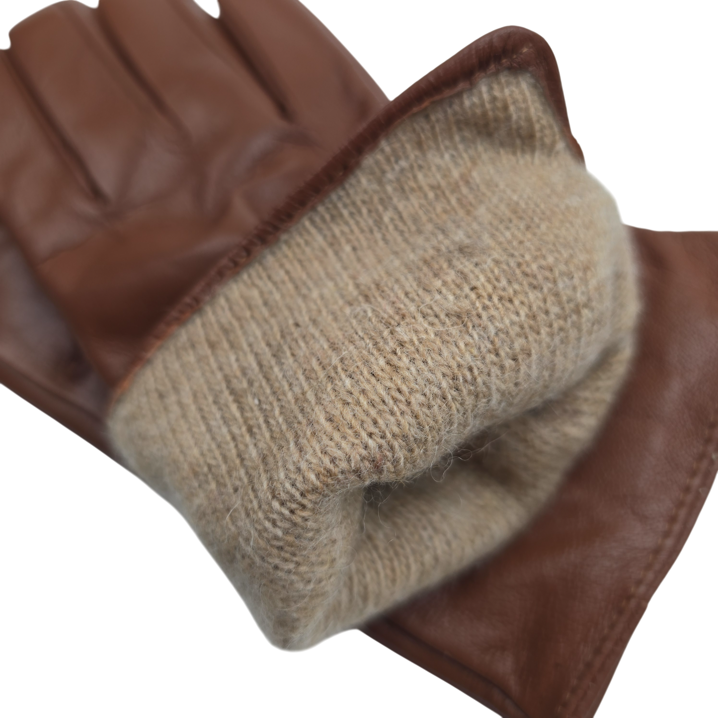 Womens Ladies Super Soft Premium Quality Real Leather Gloves Winter Cashmere Lined One Piece