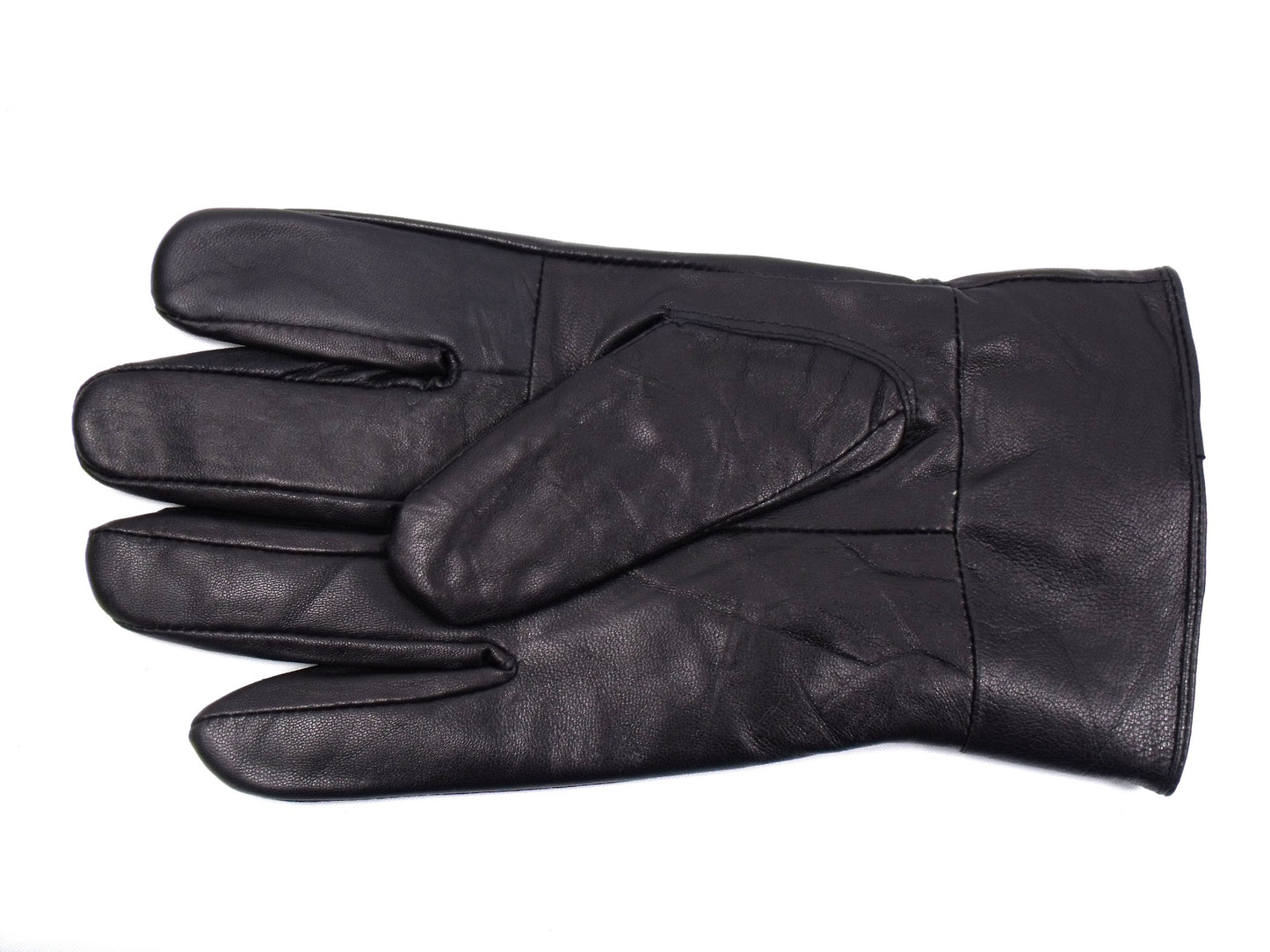 MENS NEW SOFT BLACK LEATHER DRIVING GLOVES 8923