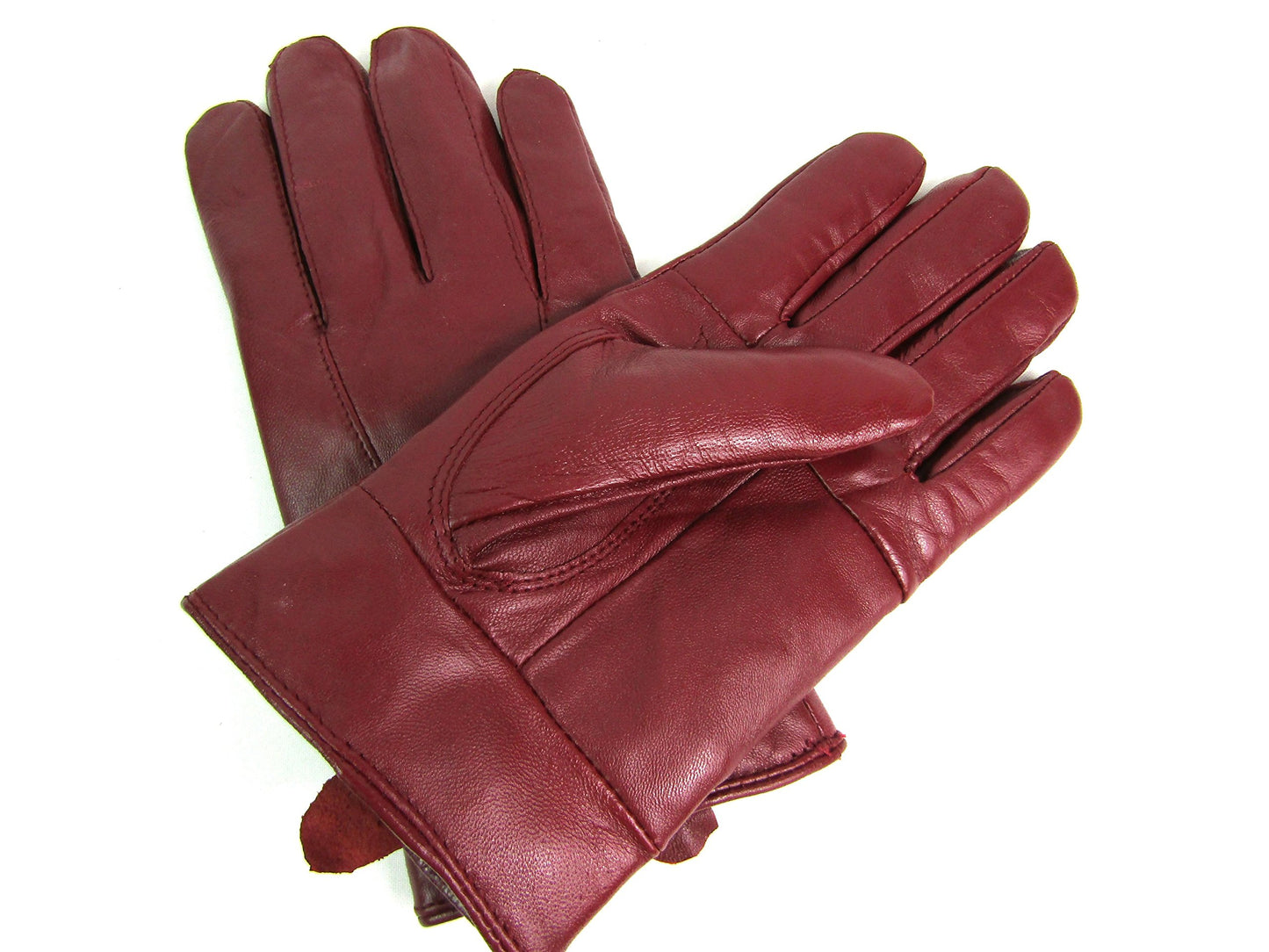 Womens Genuine Leather Gloves Fully Fleece Lined Winter Warm