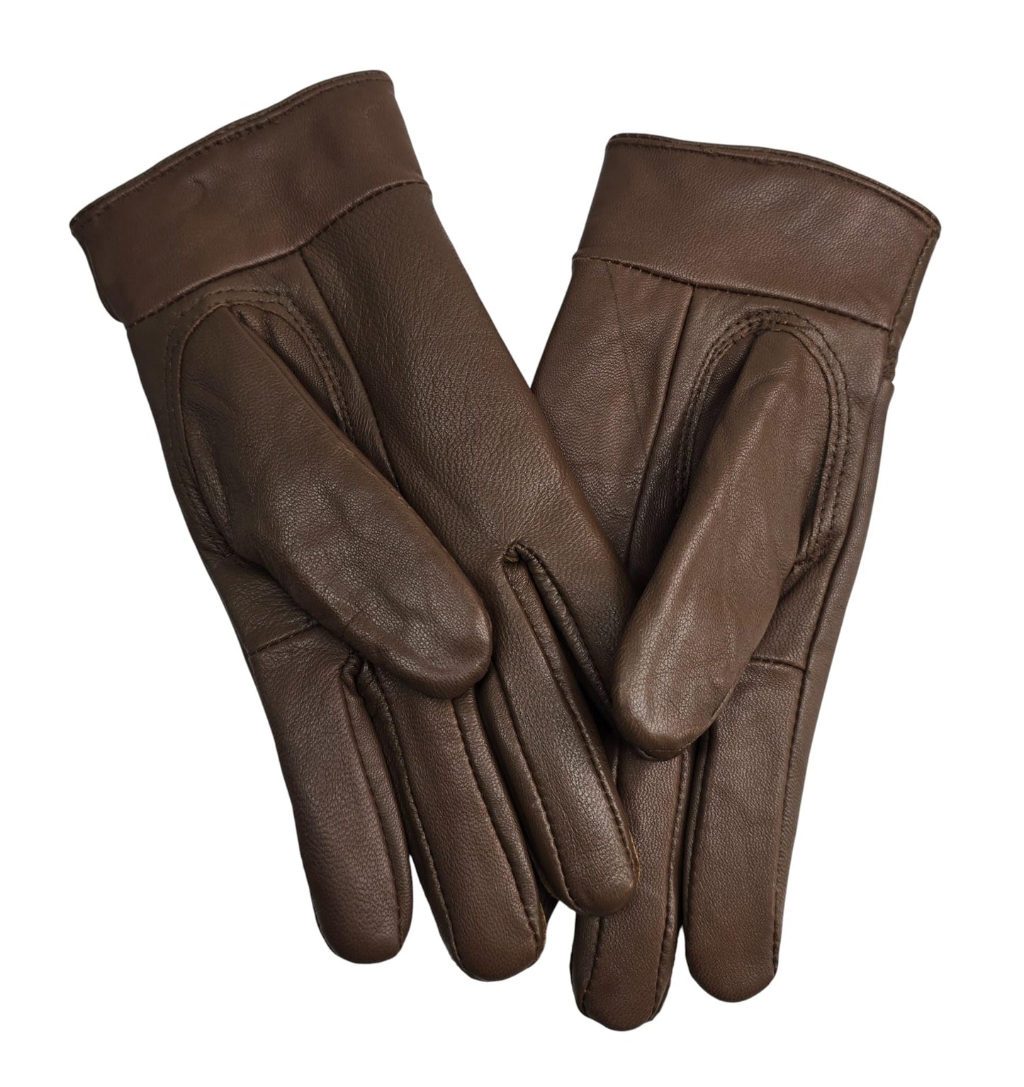 Womens Genuine Leather Gloves Fully Fleece Lined Winter Warm