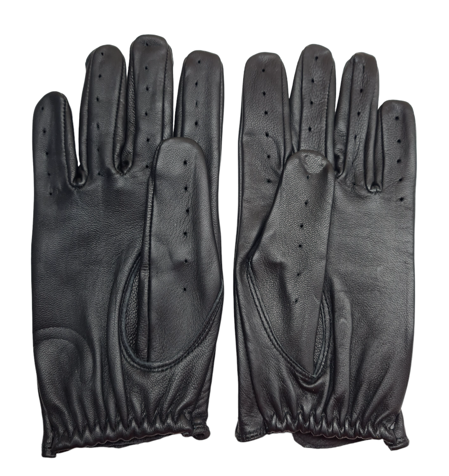 New Men's Premium Quality Soft Black Real Leather Classic Driving Gloves