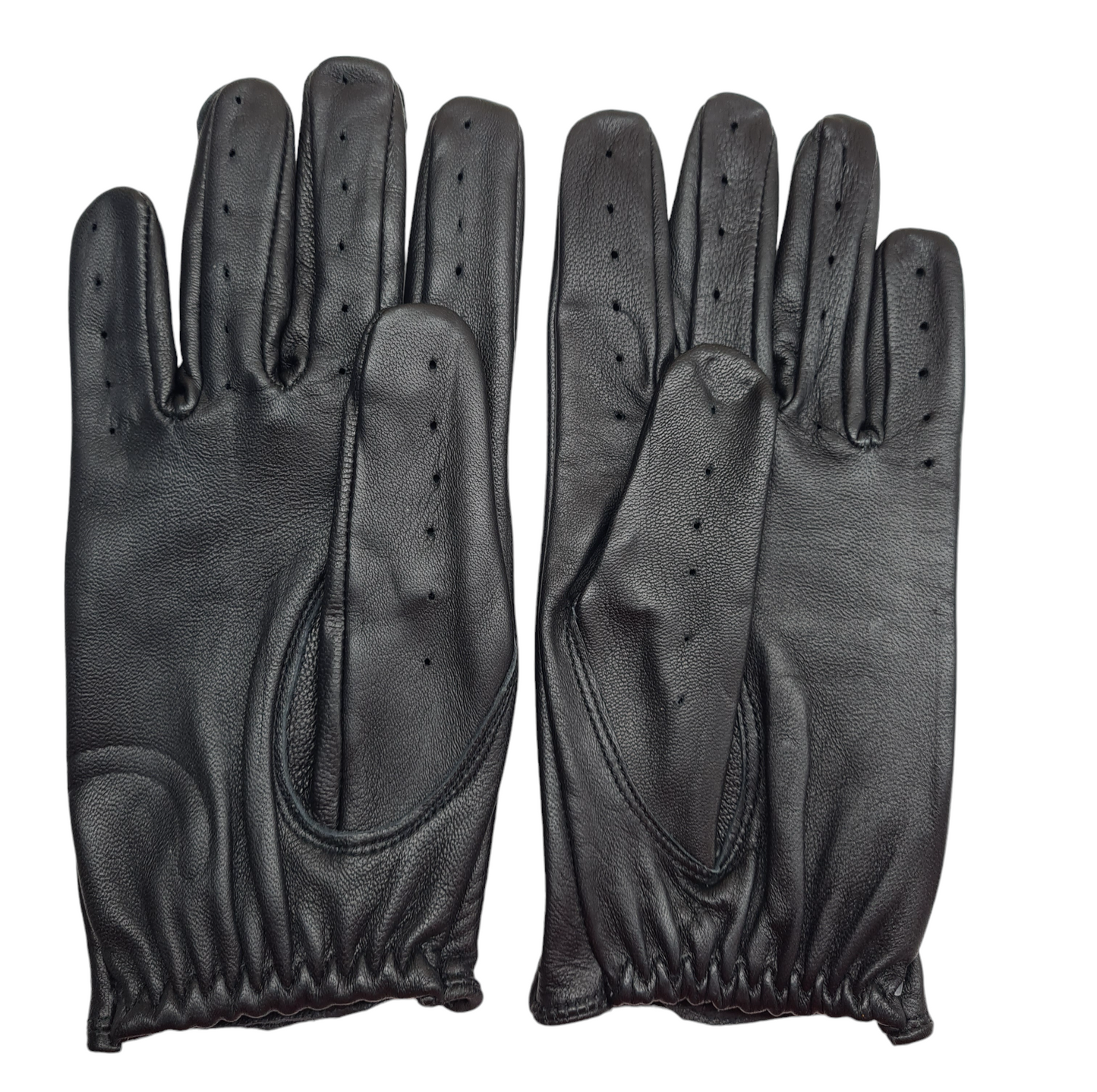 New Men's Premium Quality Soft Black Real Leather Classic Driving Gloves