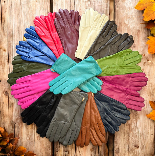 Womens Ladies New Premium Genuine Super Soft Classic Leather Gloves Fully Lined Winter Warm Gift Boxed