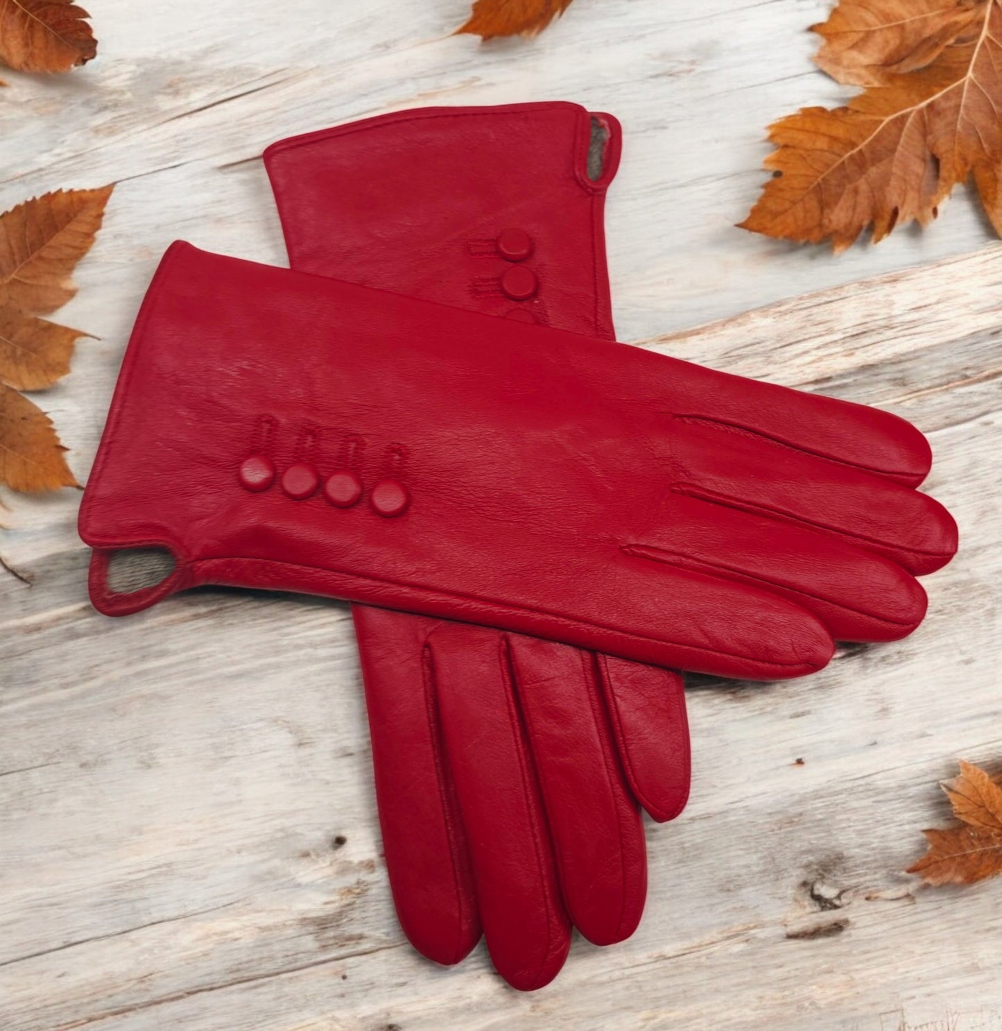 TheGloveHut Womens New Genuine Leather Cashmere Lined Winter Gloves Gift Boxed