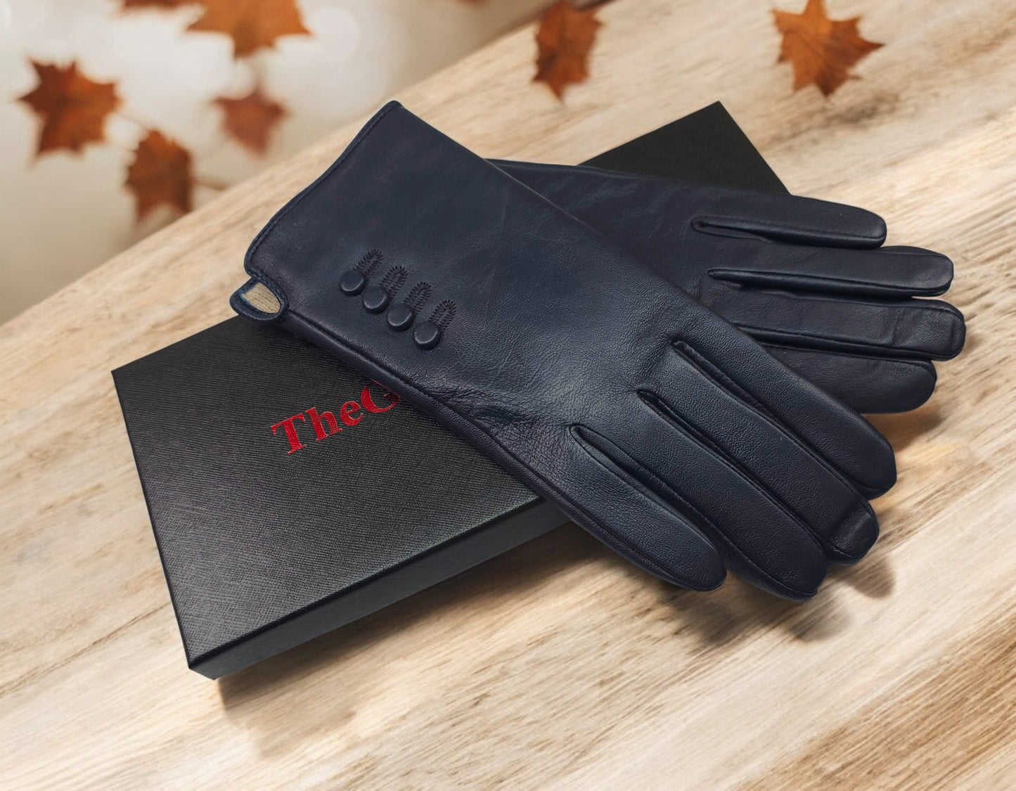 TheGloveHut Womens New Genuine Leather Cashmere Lined Winter Gloves Gift Boxed