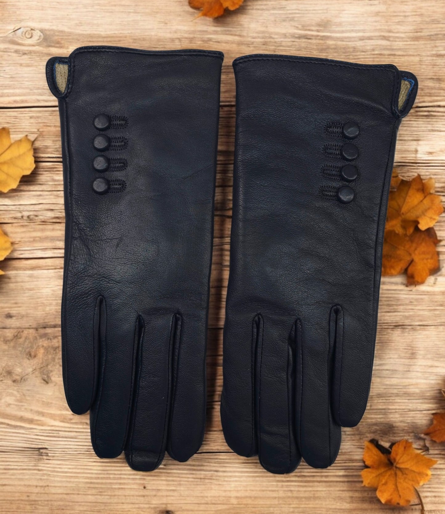 TheGloveHut Womens New Genuine Leather Cashmere Lined Winter Gloves Gift Boxed