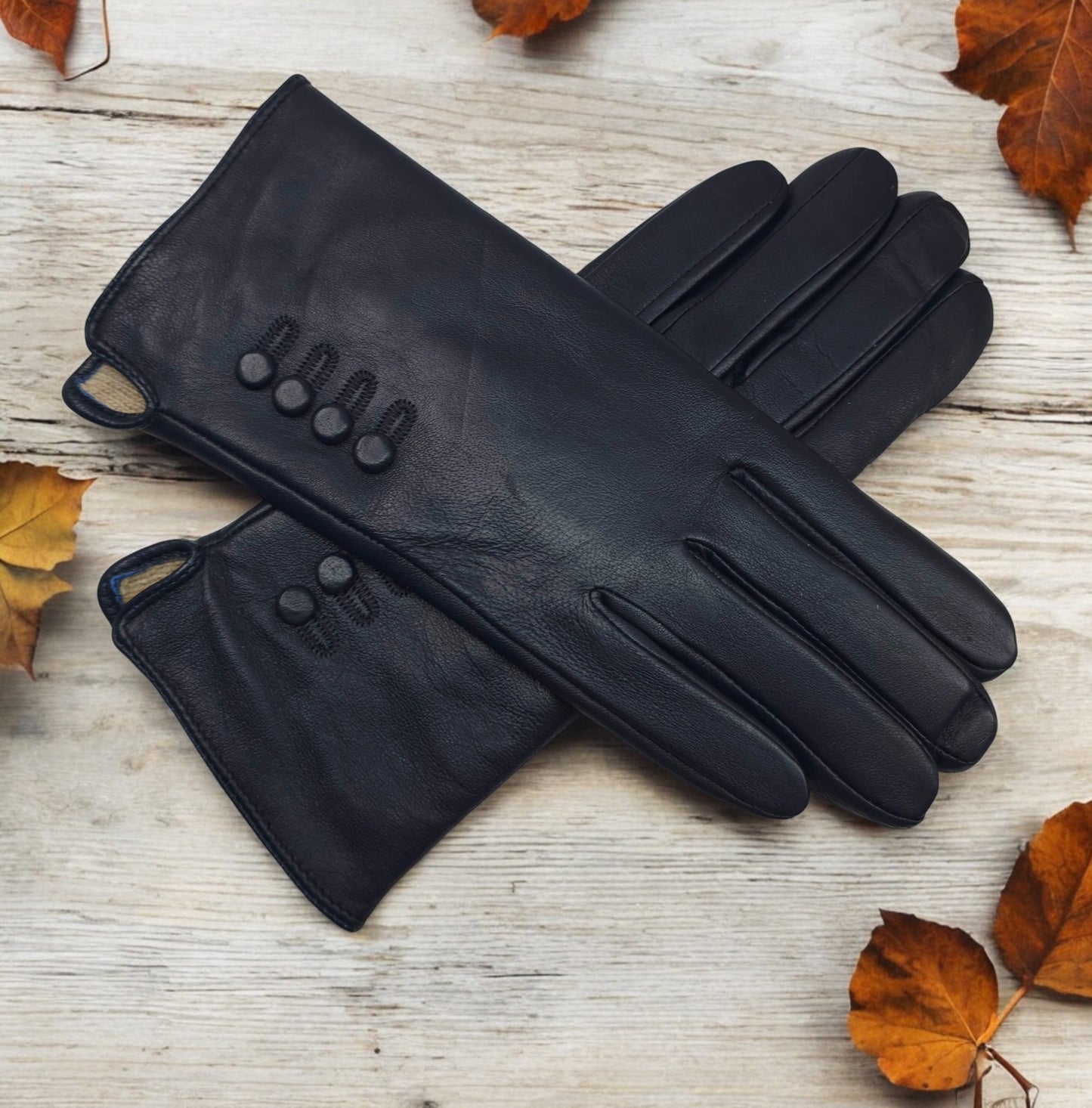 TheGloveHut Womens New Genuine Leather Cashmere Lined Winter Gloves Gift Boxed