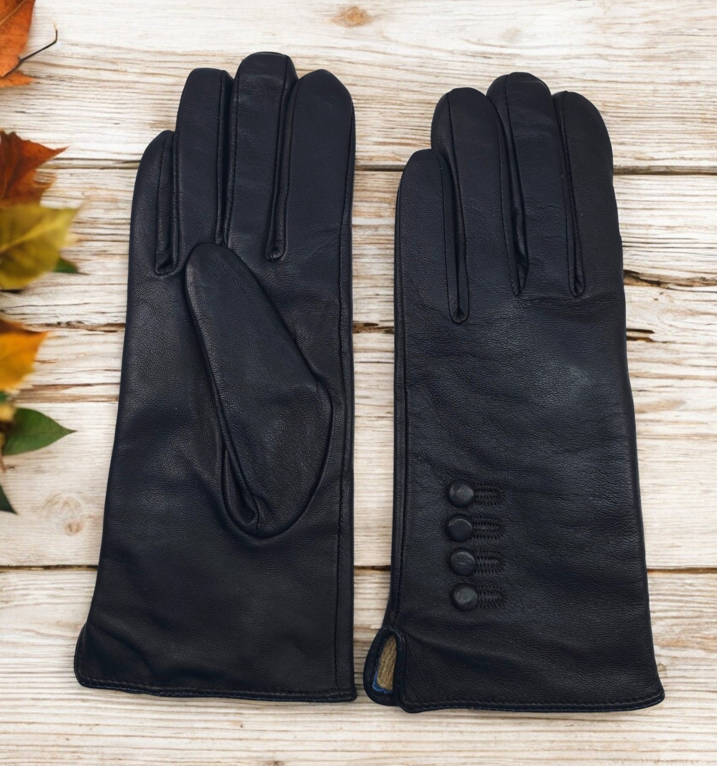 TheGloveHut Womens New Genuine Leather Cashmere Lined Winter Gloves Gift Boxed