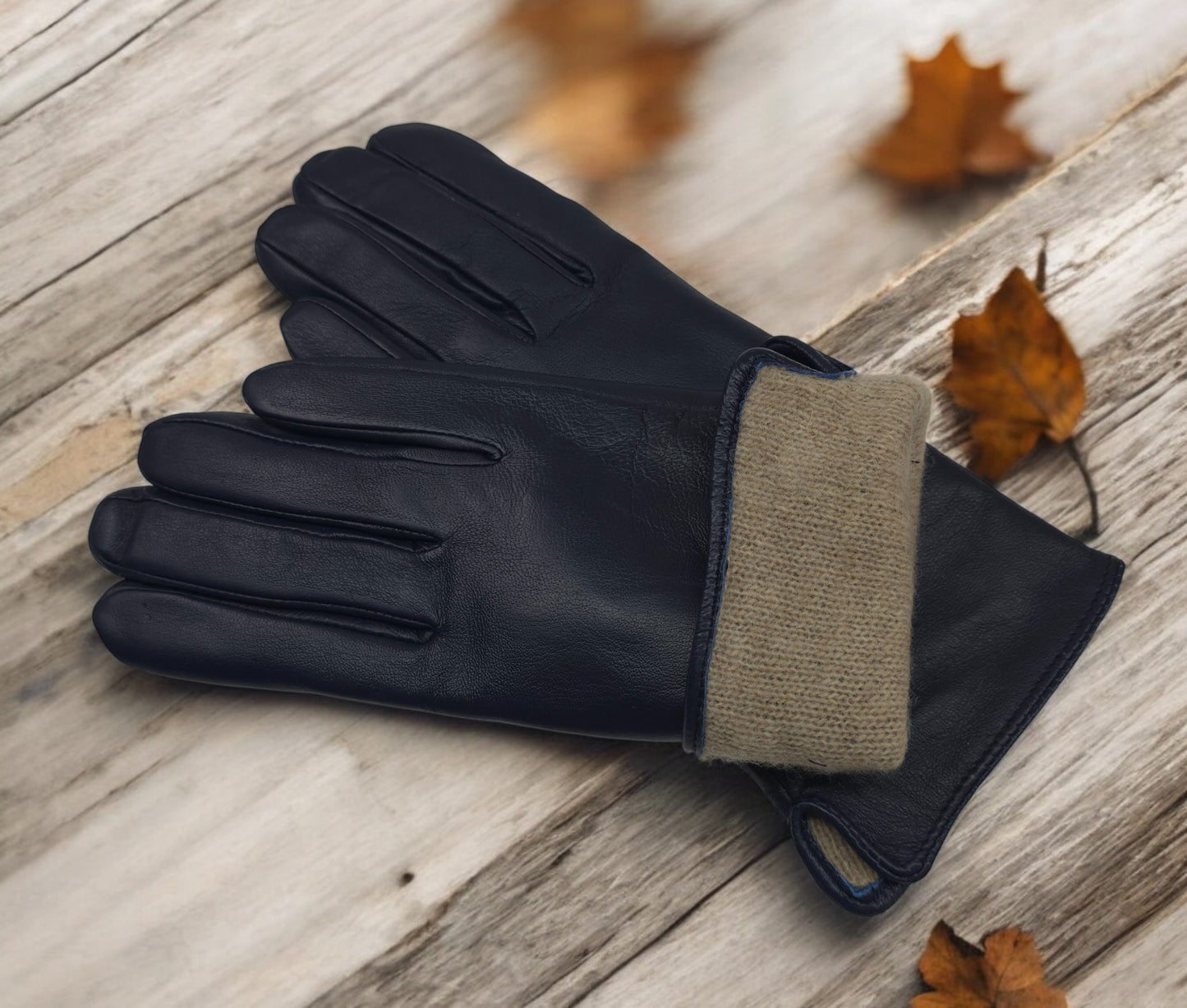 TheGloveHut Womens New Genuine Leather Cashmere Lined Winter Gloves Gift Boxed