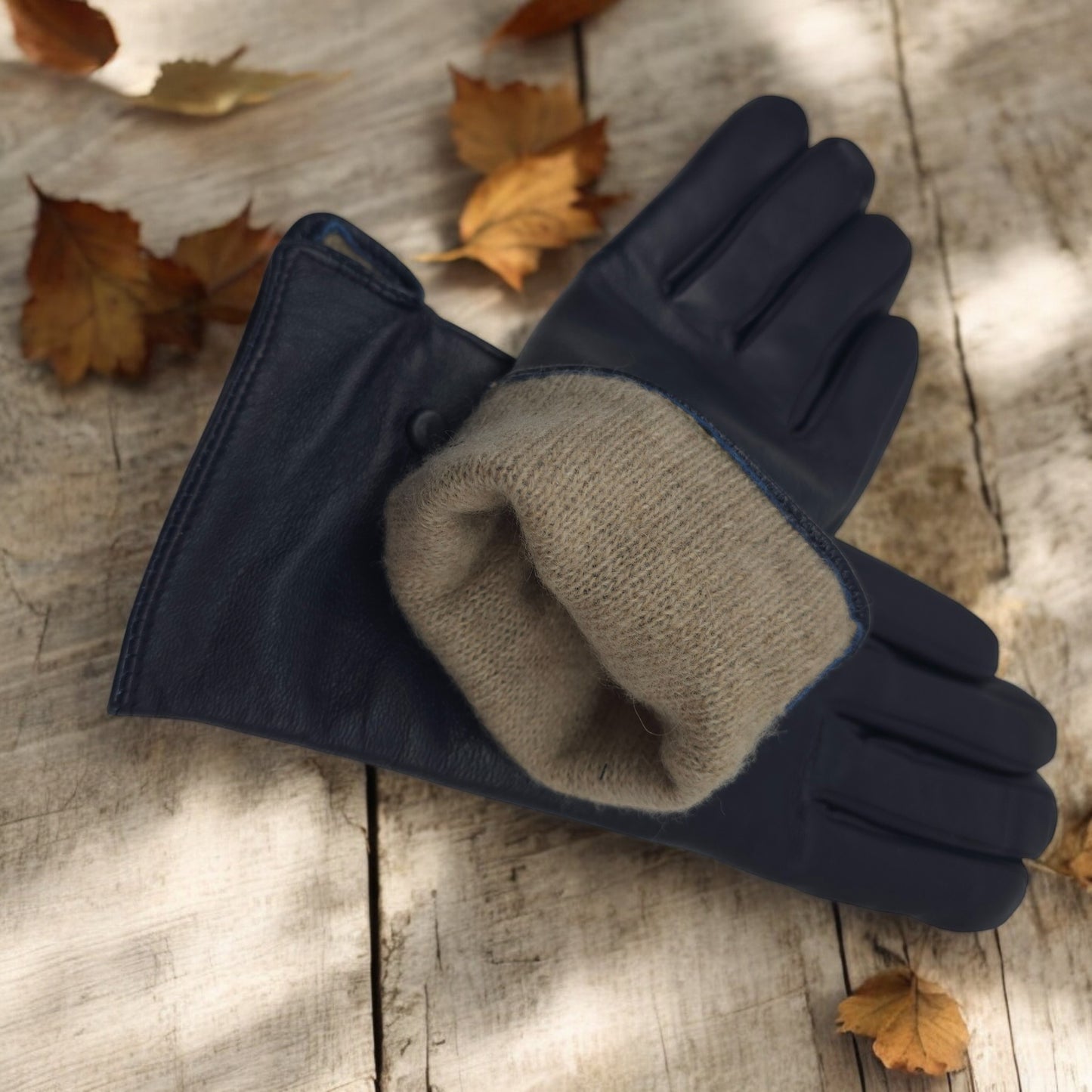TheGloveHut Womens New Genuine Leather Cashmere Lined Winter Gloves Gift Boxed