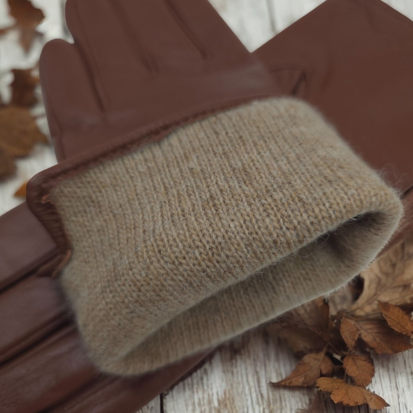 TheGloveHut Womens New Genuine Leather Cashmere Lined Winter Gloves Gift Boxed