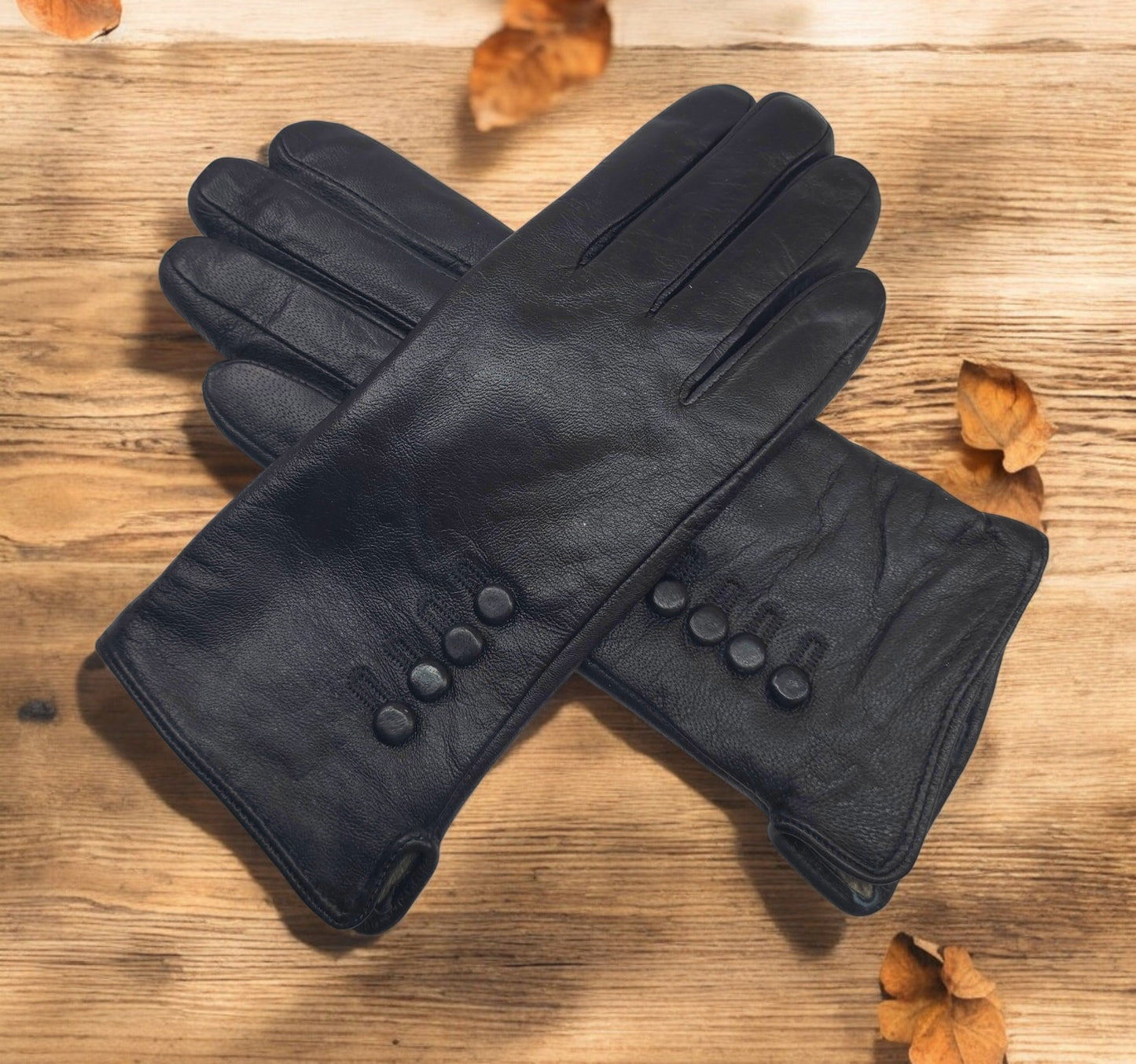 TheGloveHut Womens New Genuine Leather Cashmere Lined Winter Gloves Gift Boxed