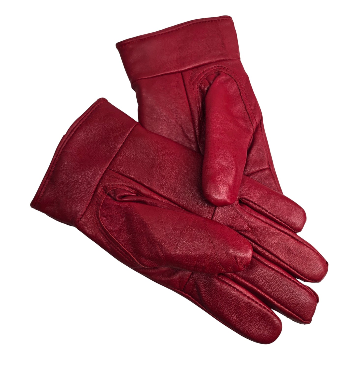 Ladies Super Soft Genuine Leather Fully Fleece Lined Gloves Winter Driving Warm