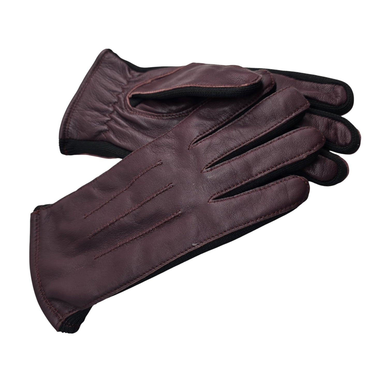 Womens Premium High Quality Real Soft Leather Gloves Fleece Fully Lined Driving