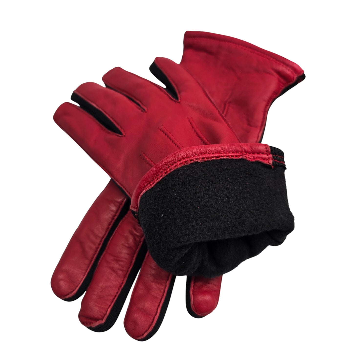 Womens Premium High Quality Real Soft Leather Gloves Fleece Fully Lined Driving