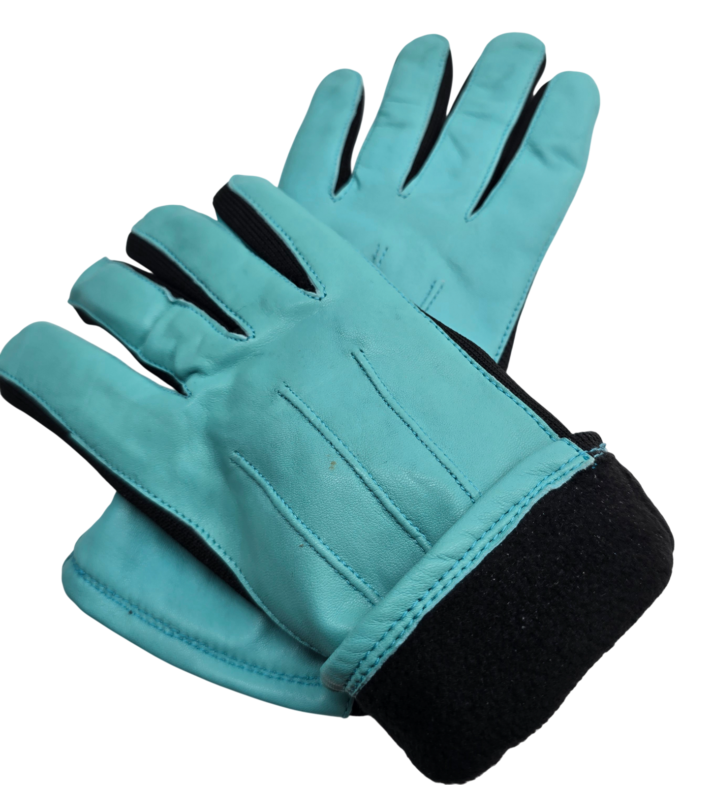 New Womens Premium High Quality Genuine Soft Leather Gloves Fleece Lined Driving