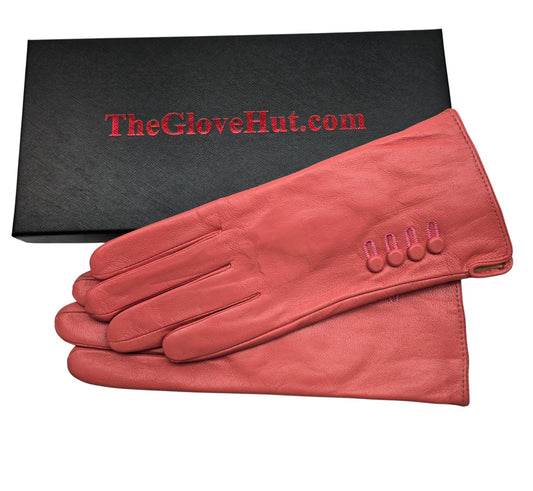 Womens Premium Quality Genuine Soft Leather Gloves Fully Lined Warm Winter Warm Gift Boxed
