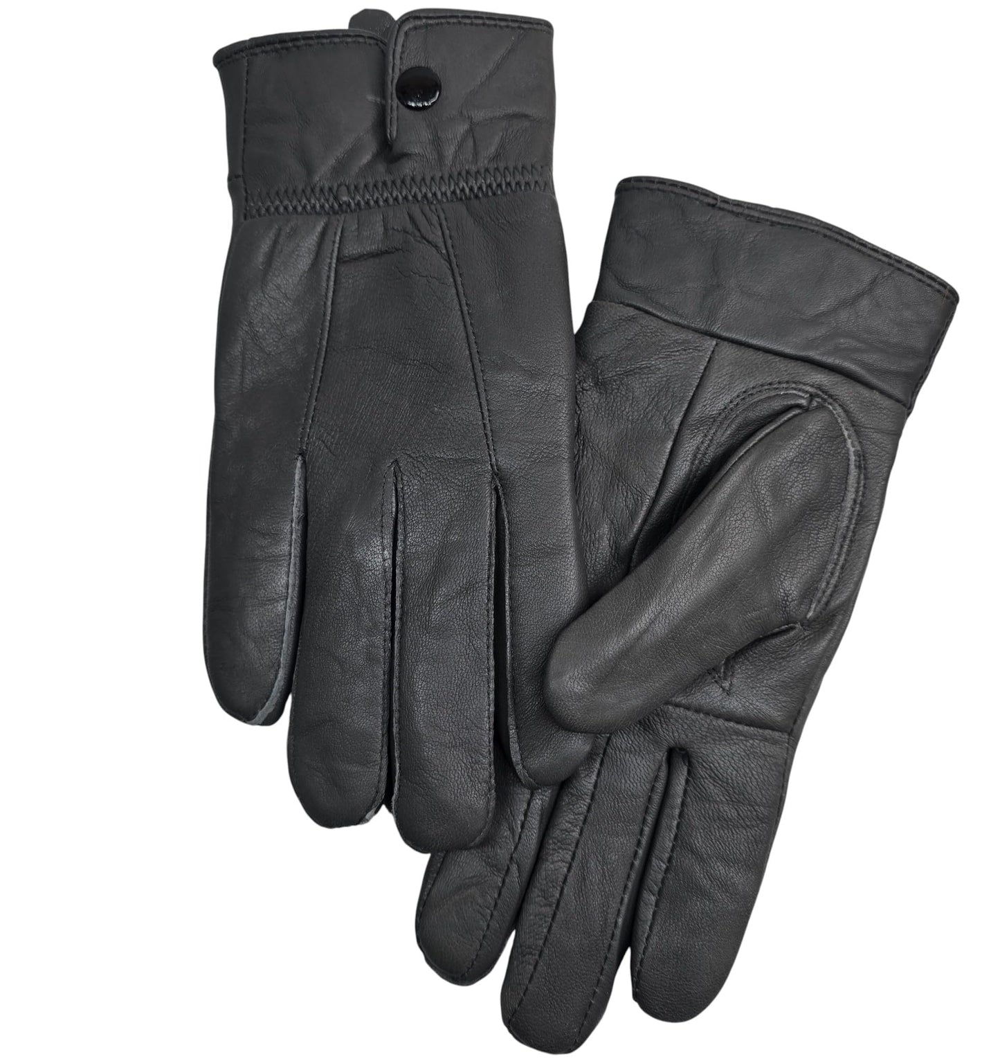 Womens Genuine Leather Gloves Fully Fleece Lined Winter Warm