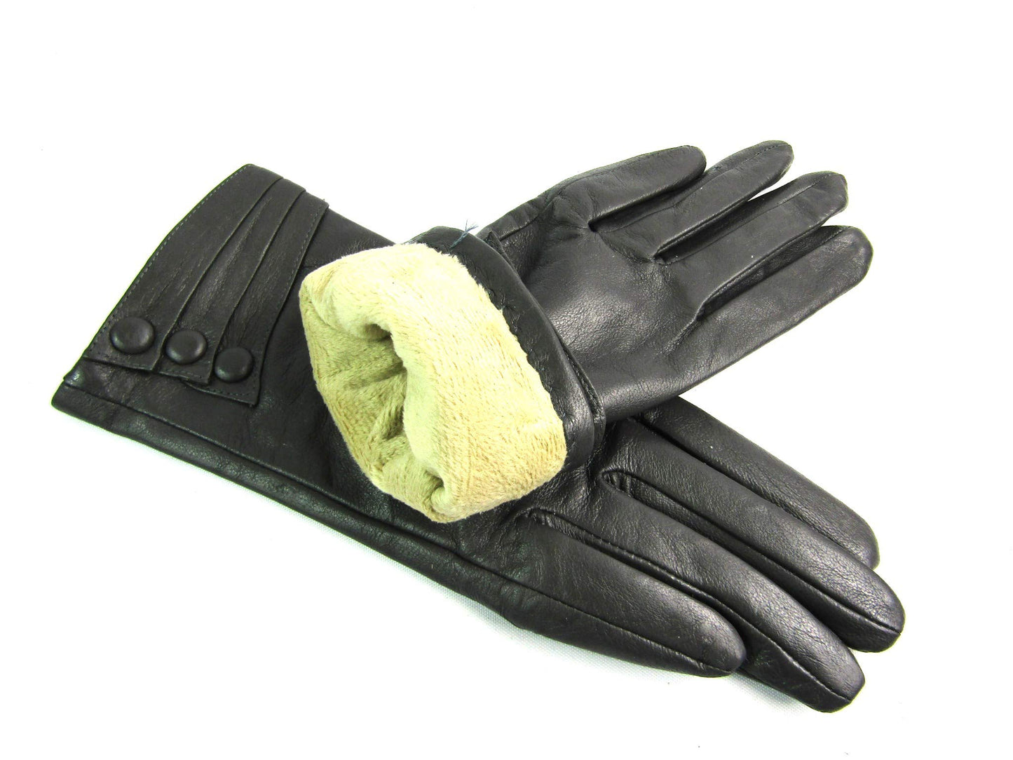 Womens Premium Genuine Leather Winter Gloves