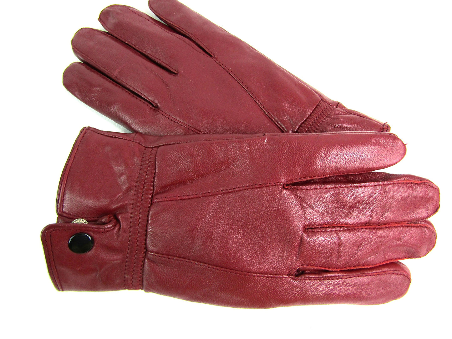 Womens Genuine Leather Gloves Fully Fleece Lined Winter Warm