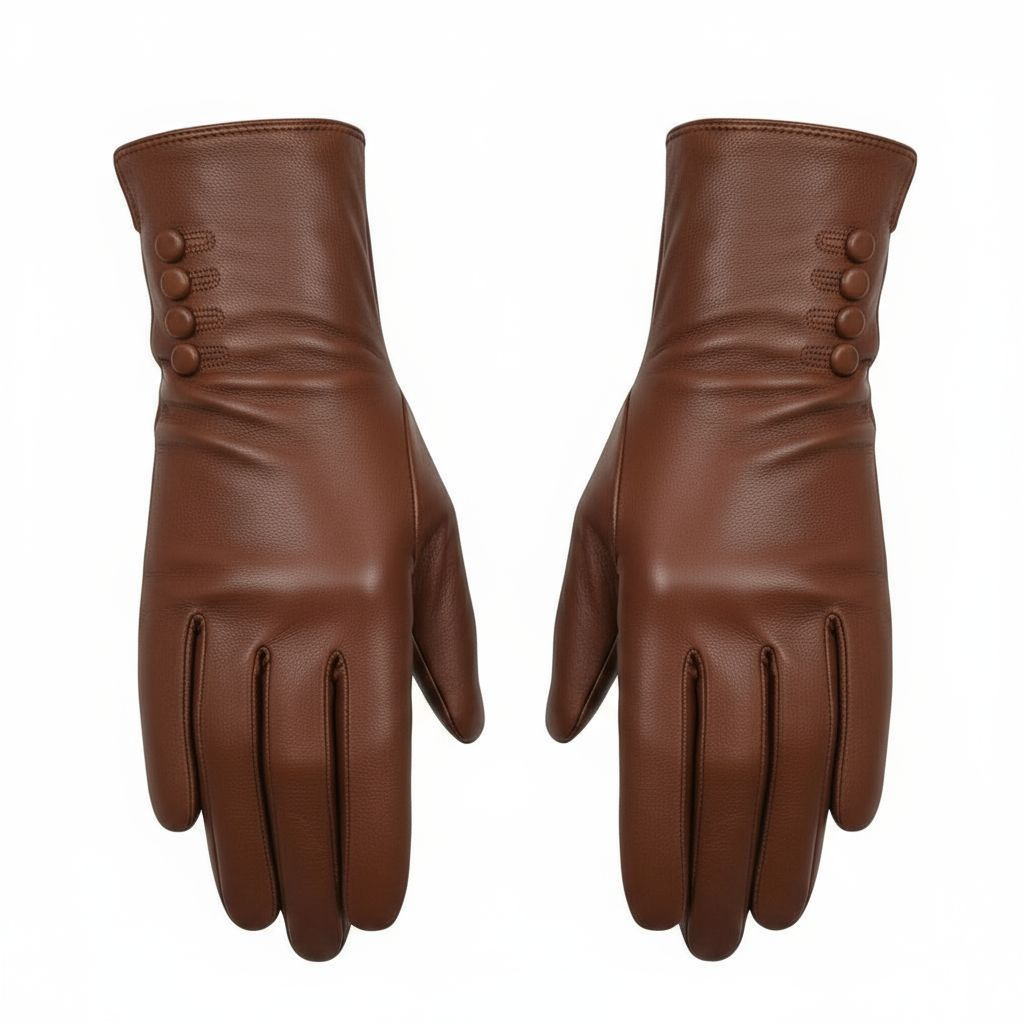 Womens Premium Quality Genuine Soft Leather Gloves Fully Lined Warm Winter Warm