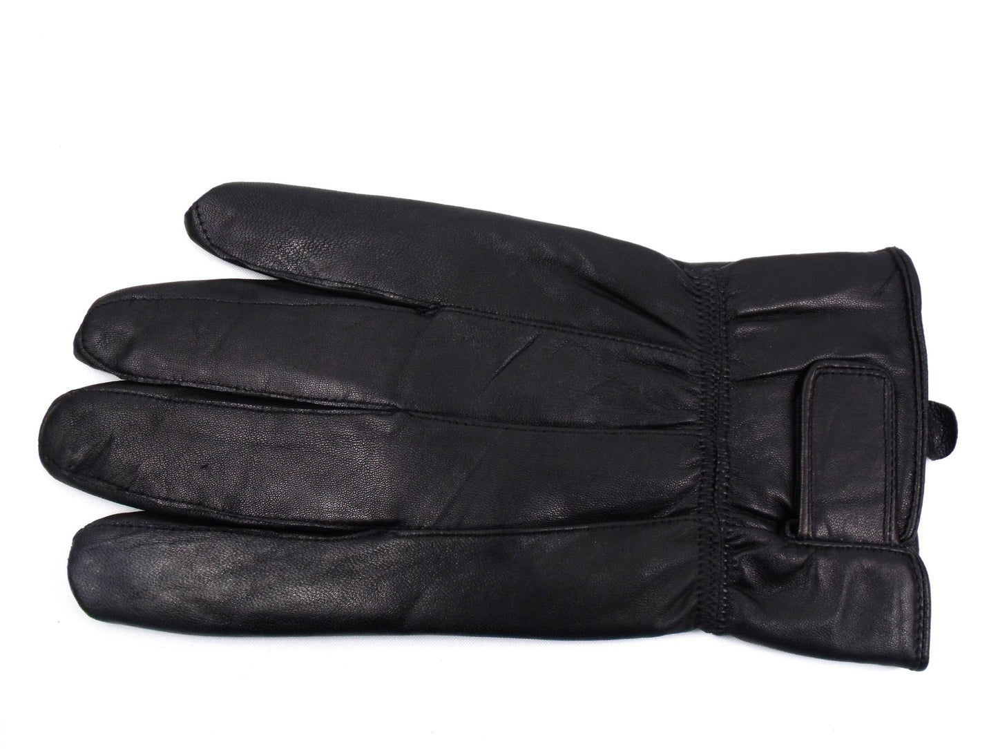 MENS NEW SOFT BLACK LEATHER DRIVING GLOVES 8923