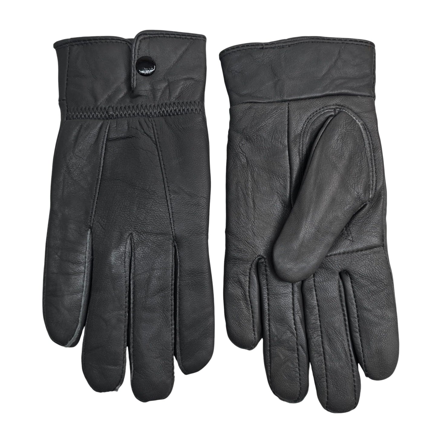 Womens Genuine Leather Gloves Fully Fleece Lined Winter Warm