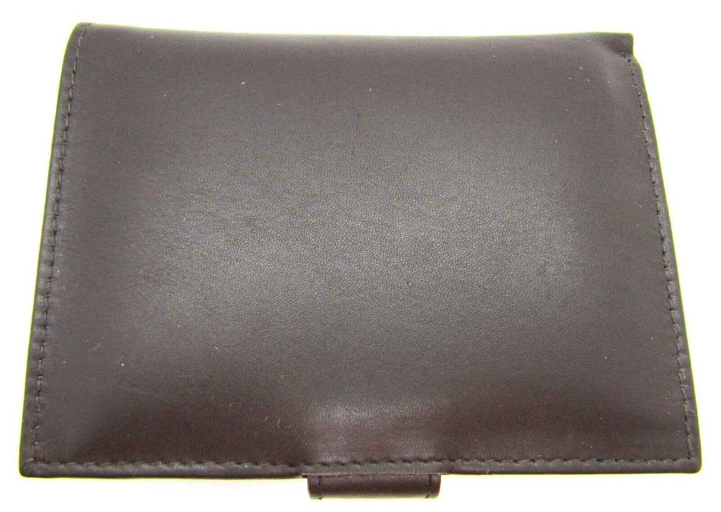 New Mens Ladies New Premium Quality Soft Genuine Leather Dark Brown Wallet Purse