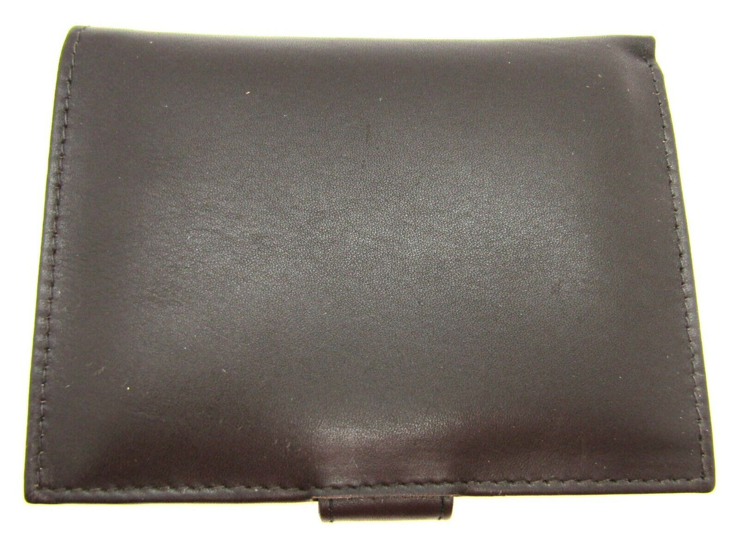 New Mens Ladies New Premium Quality Soft Genuine Leather Dark Brown Wallet Purse