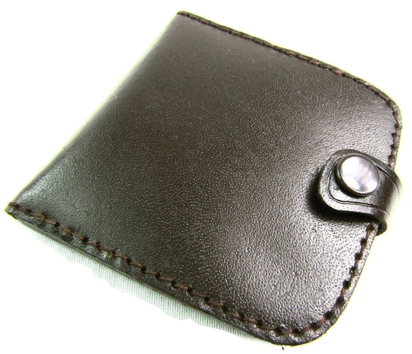 Mens Ladies High Quality Real Leather Coin Pouch Tray Wallet Notes Purse Change