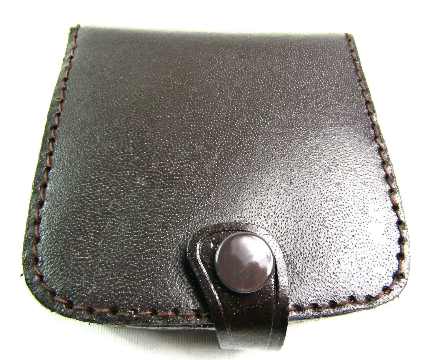 Mens Ladies High Quality Real Leather Coin Pouch Tray Wallet Notes Purse Change