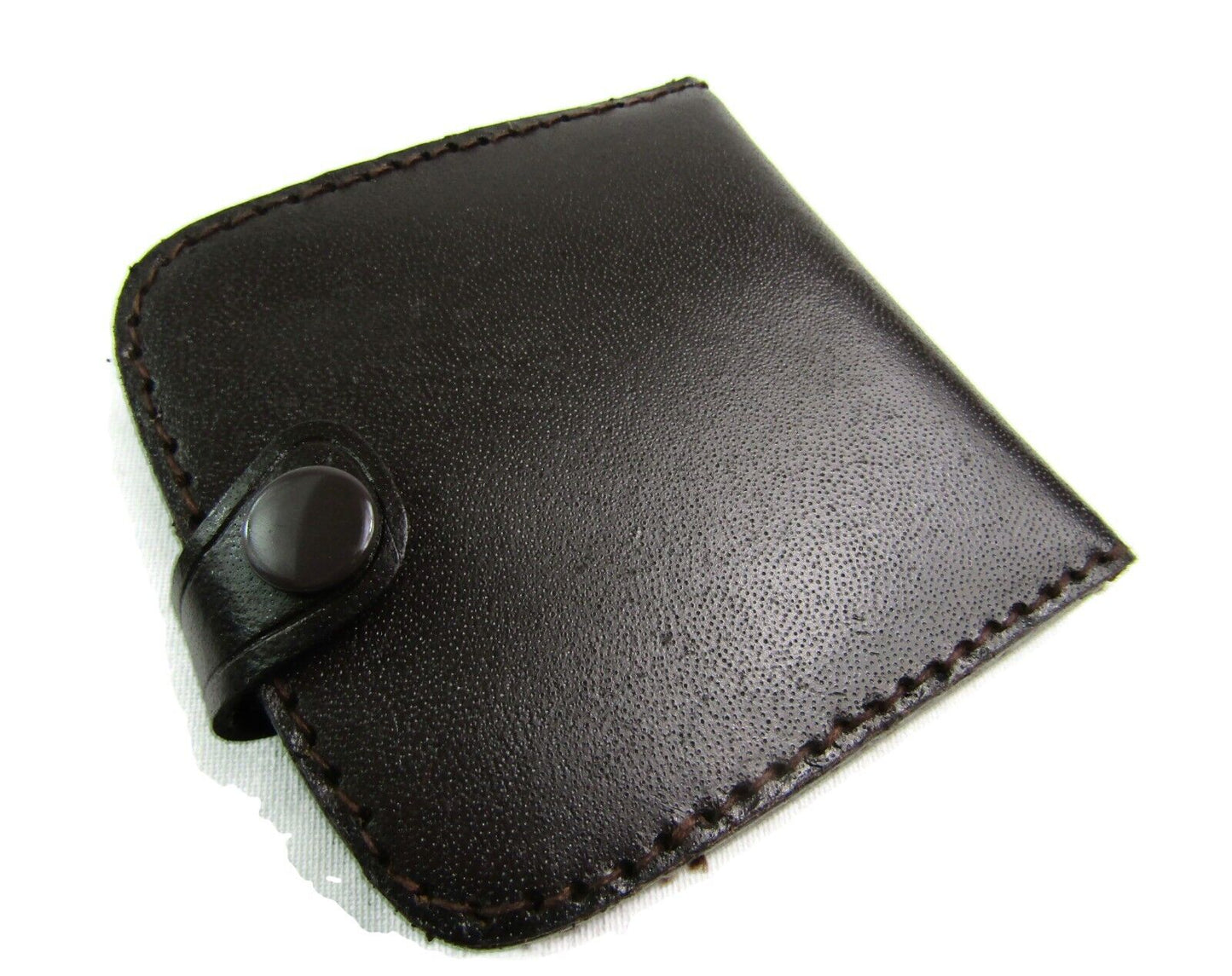 Mens Ladies High Quality Real Leather Coin Pouch Tray Wallet Notes Purse Change