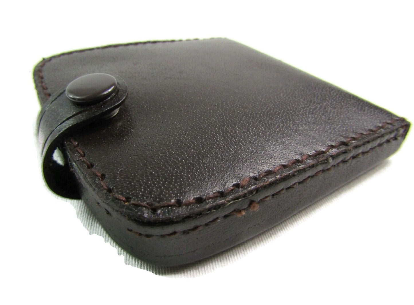 Mens Ladies High Quality Real Leather Coin Pouch Tray Wallet Notes Purse Change