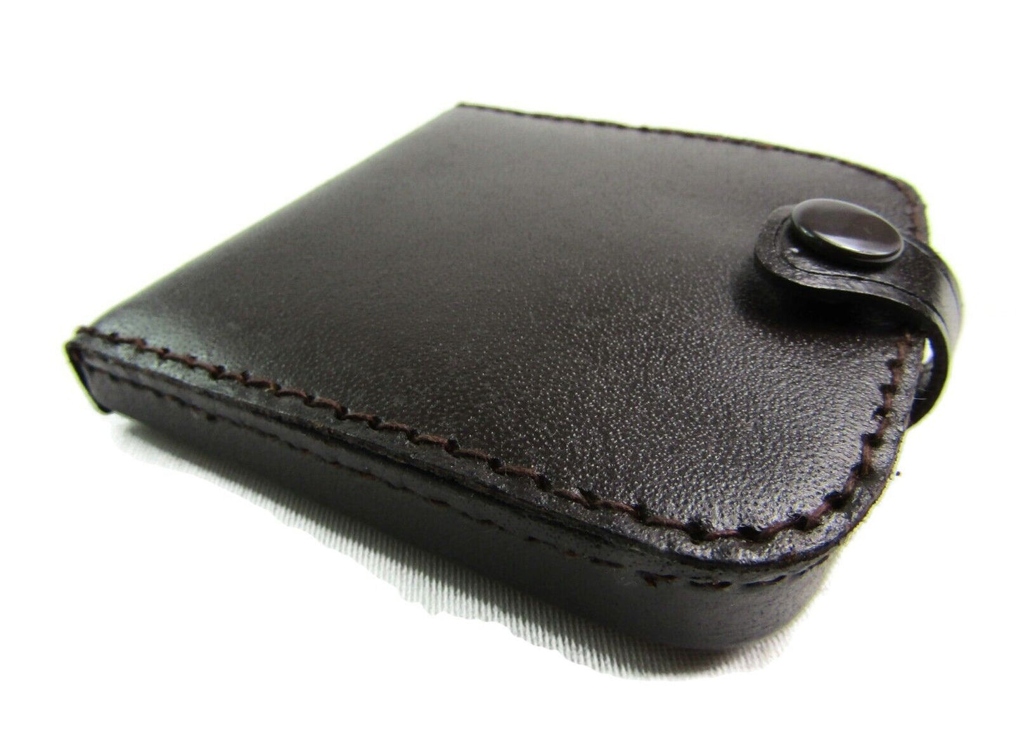 Mens Ladies High Quality Real Leather Coin Pouch Tray Wallet Notes Purse Change