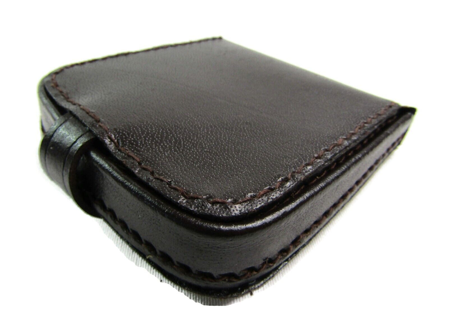 Mens Ladies High Quality Real Leather Coin Pouch Tray Wallet Notes Purse Change