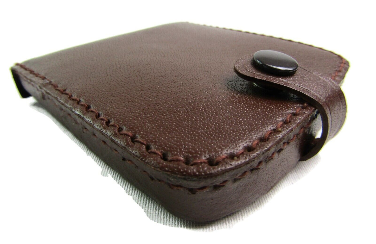 Mens Ladies High Quality Real Leather Coin Pouch Tray Wallet Notes Purse Change