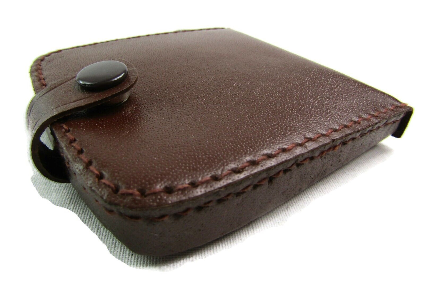 Mens Ladies High Quality Real Leather Coin Pouch Tray Wallet Notes Purse Change