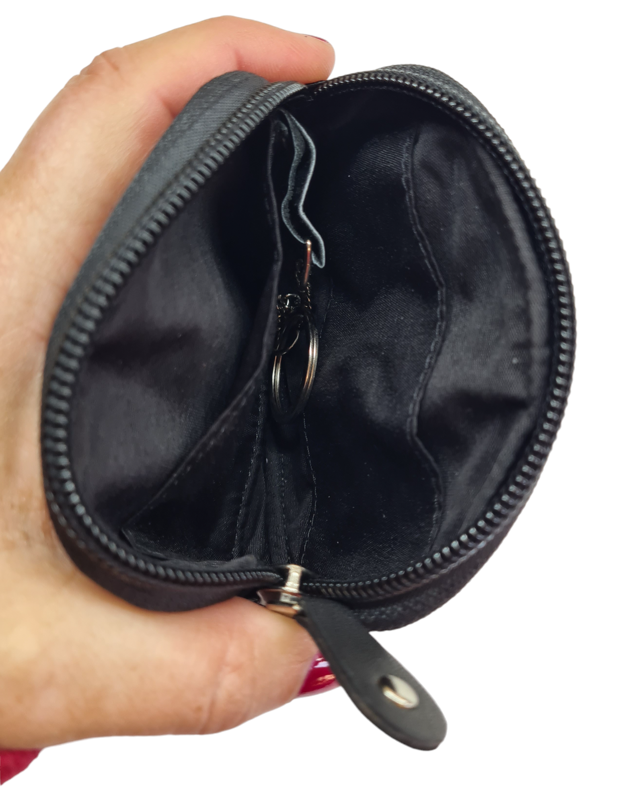 New Unisex Real Soft Leather Coin Pouch Purse Wallet Key Holder