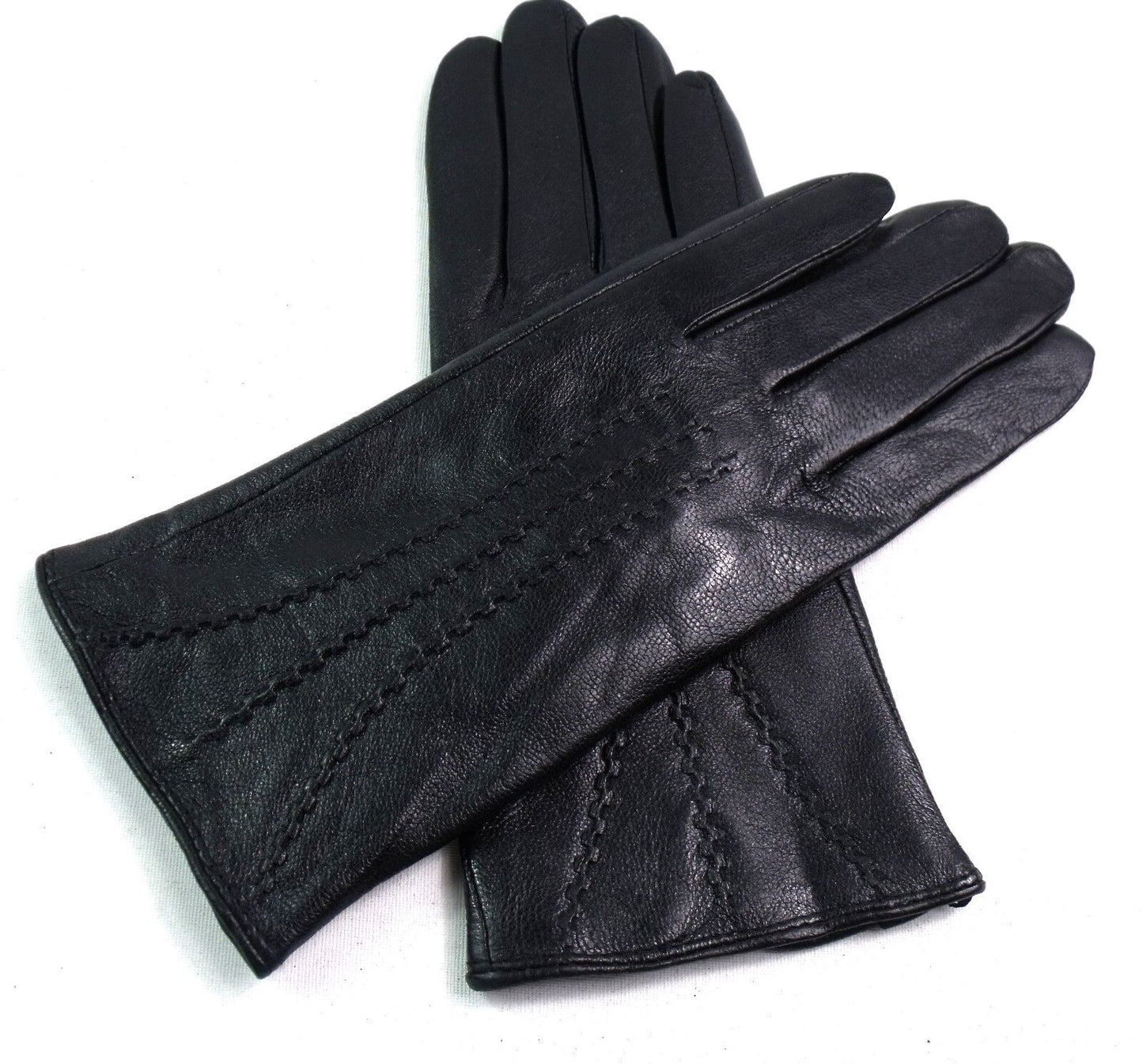 Ladies Womens Premium Quality Real Super Soft Leather Gloves Lined Winter Warm