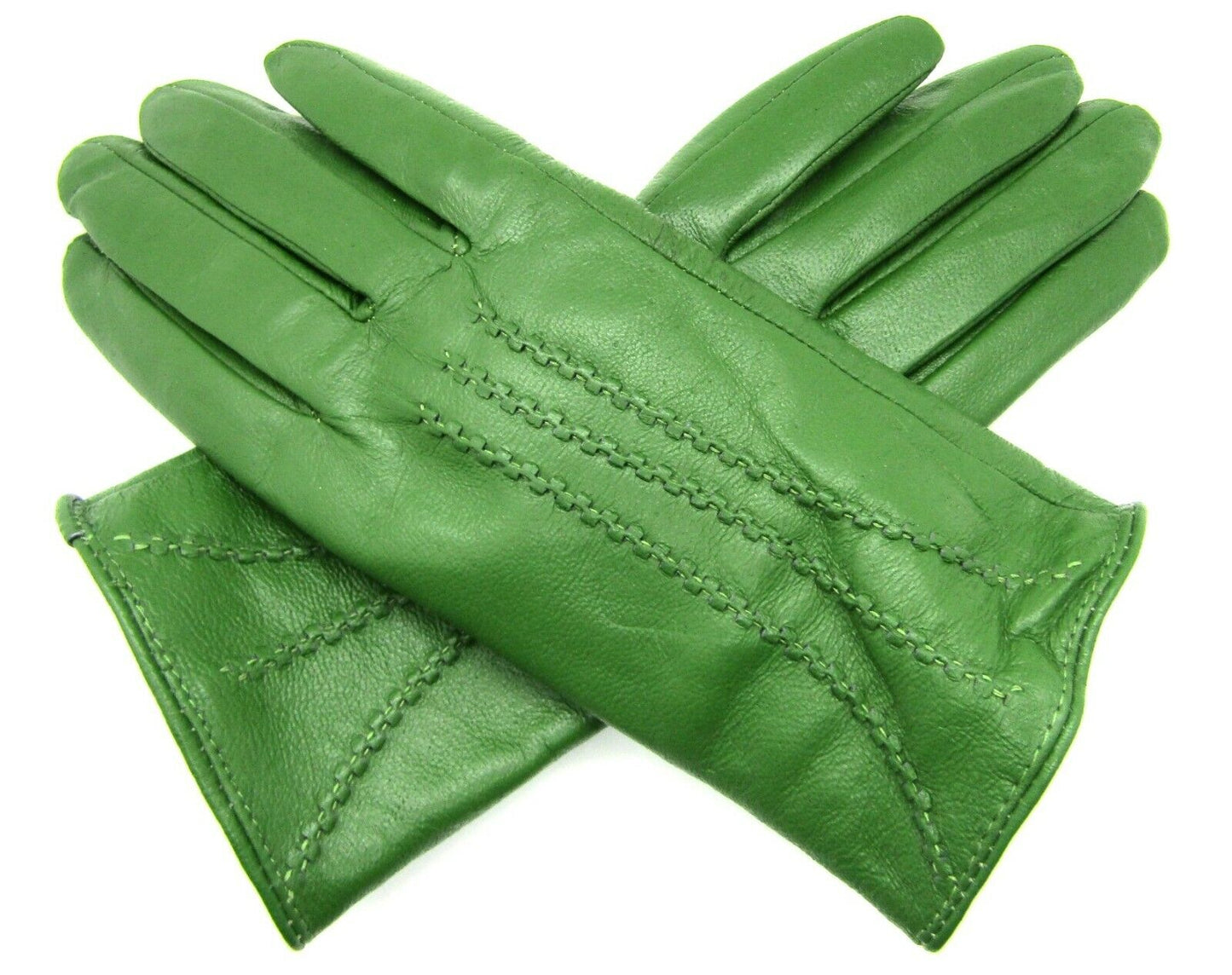 Ladies Womens Premium Quality Real Super Soft Leather Gloves Lined Winter Warm