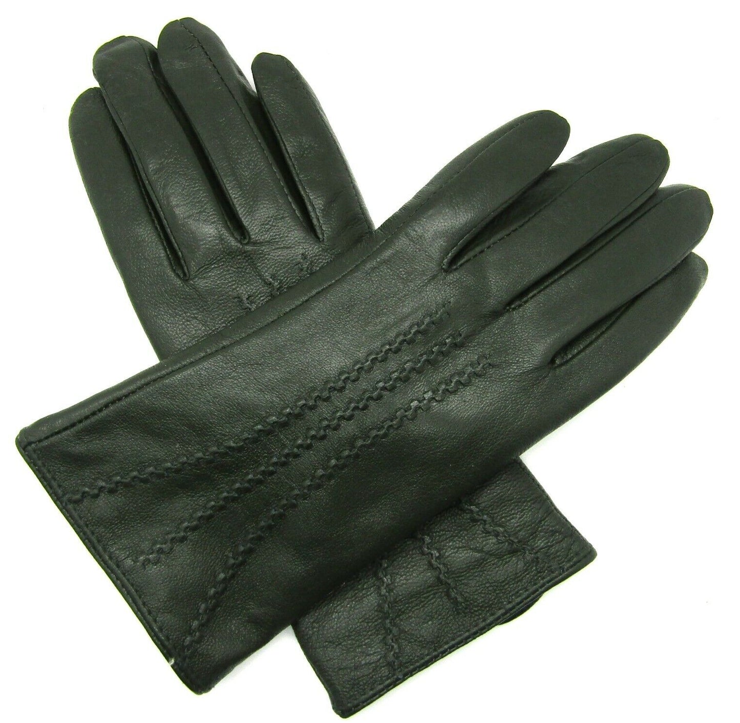 Ladies Womens Premium Quality Real Super Soft Leather Gloves Lined Winter Warm