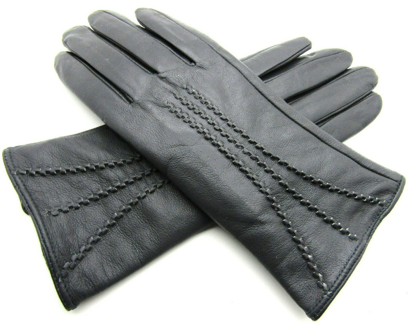 Ladies Womens Premium Quality Real Super Soft Leather Gloves Lined Winter Warm