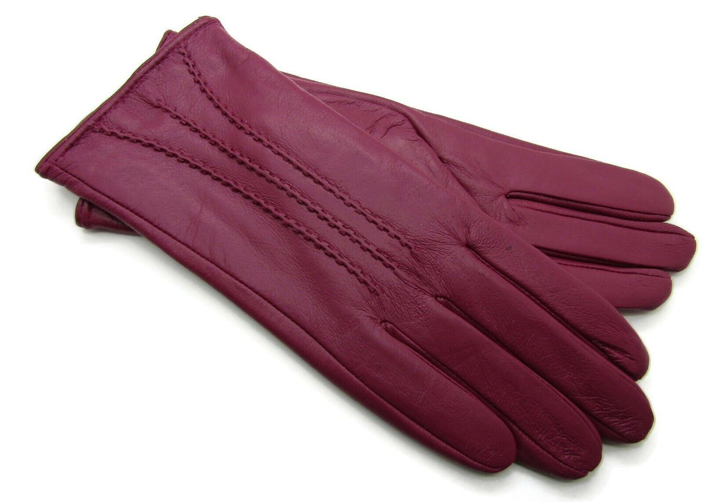 Ladies Womens Premium Quality Real Super Soft Leather Gloves Lined Winter Warm