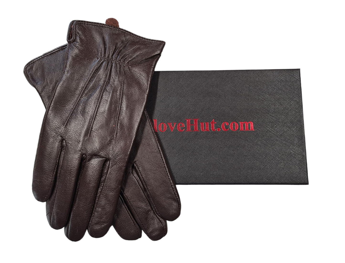 Mens Gift Boxed Real Leather Gloves