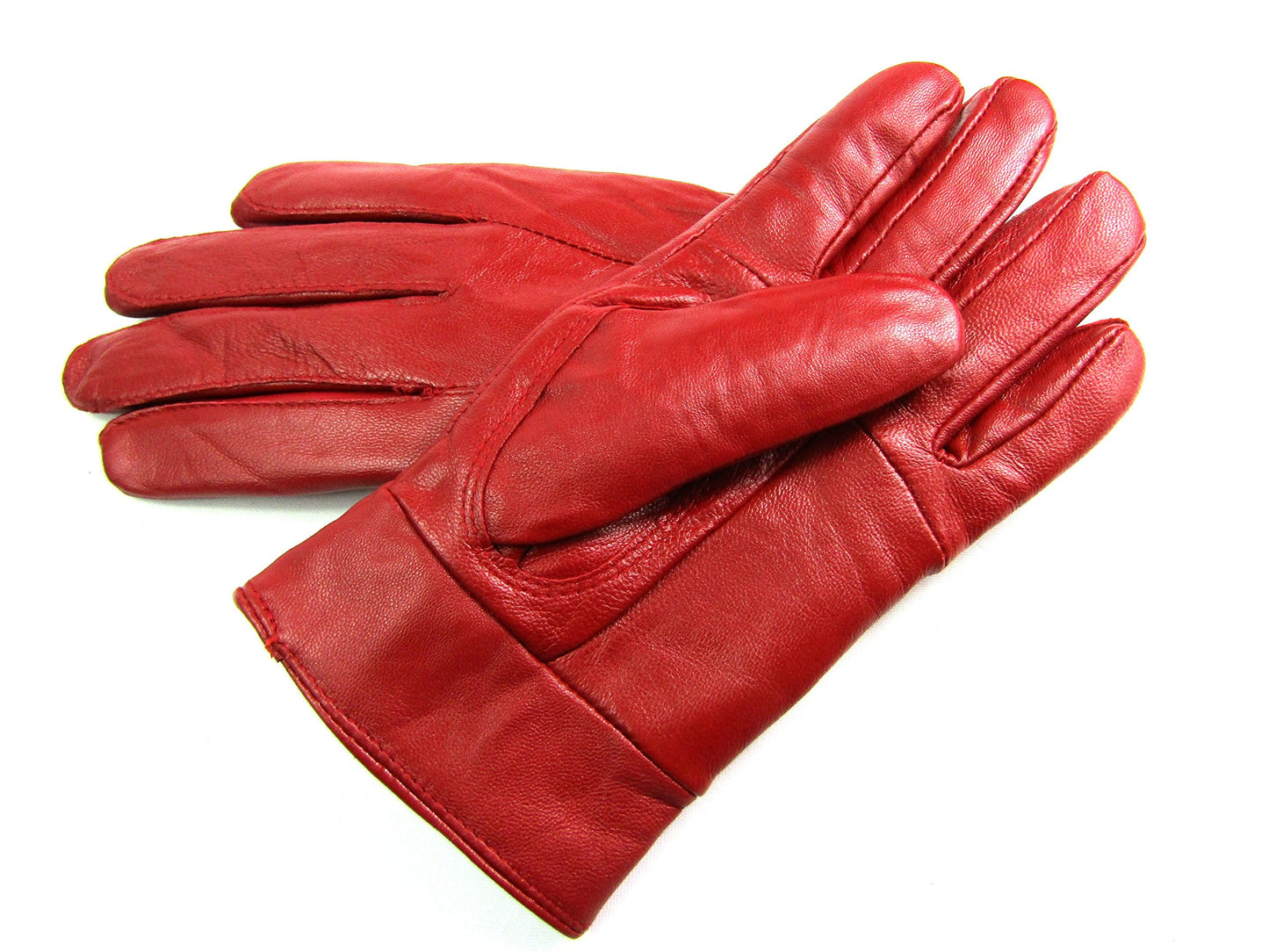 Womens Genuine Leather Gloves Fully Fleece Lined Winter Warm