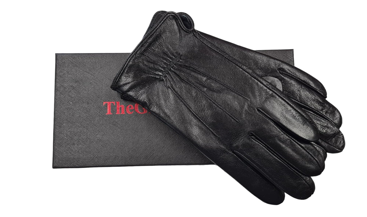 Mens Gift Boxed Real Leather Gloves
