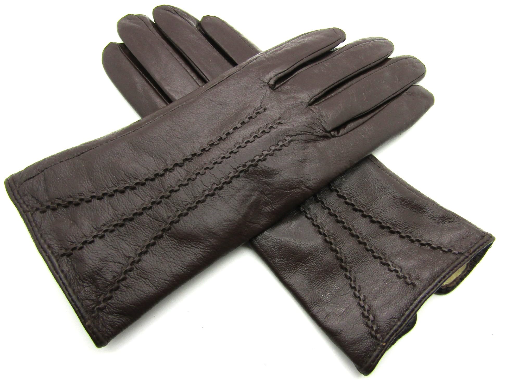 Womens New Genuine Soft Leather Fully Lined Winter Gloves