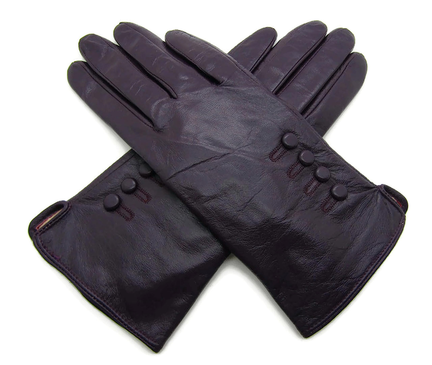 Womens Genuine Soft Leather Gloves Fully Lined