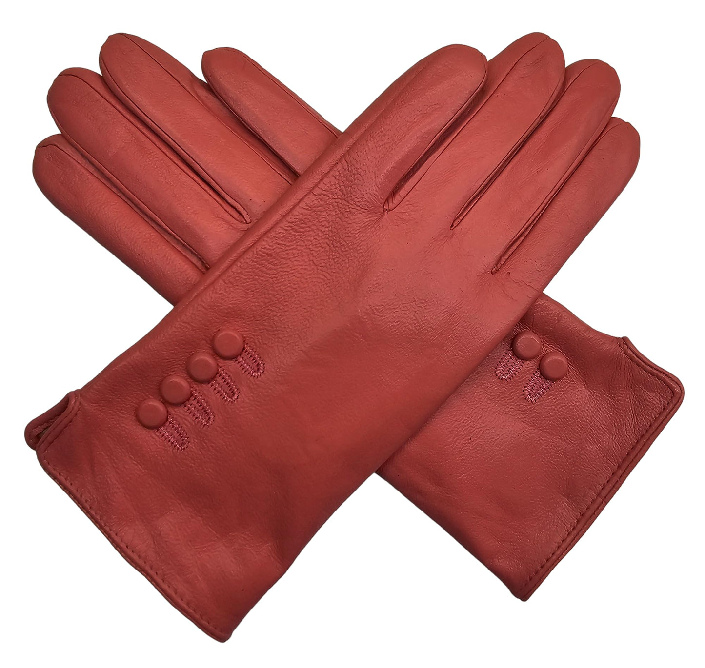 Womens Genuine Soft Leather Gloves Fully Lined