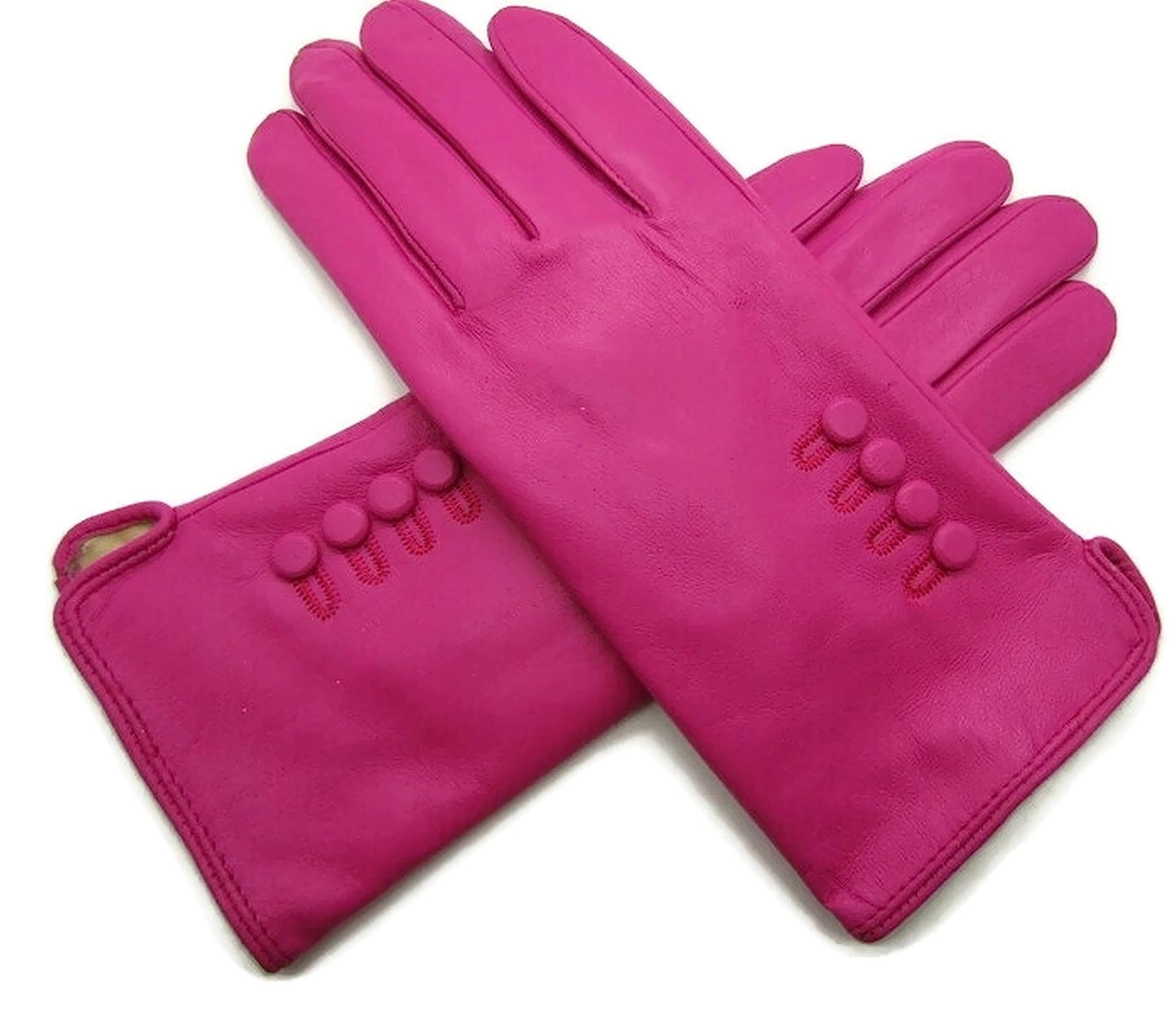 Womens Genuine Soft Leather Gloves Fully Lined